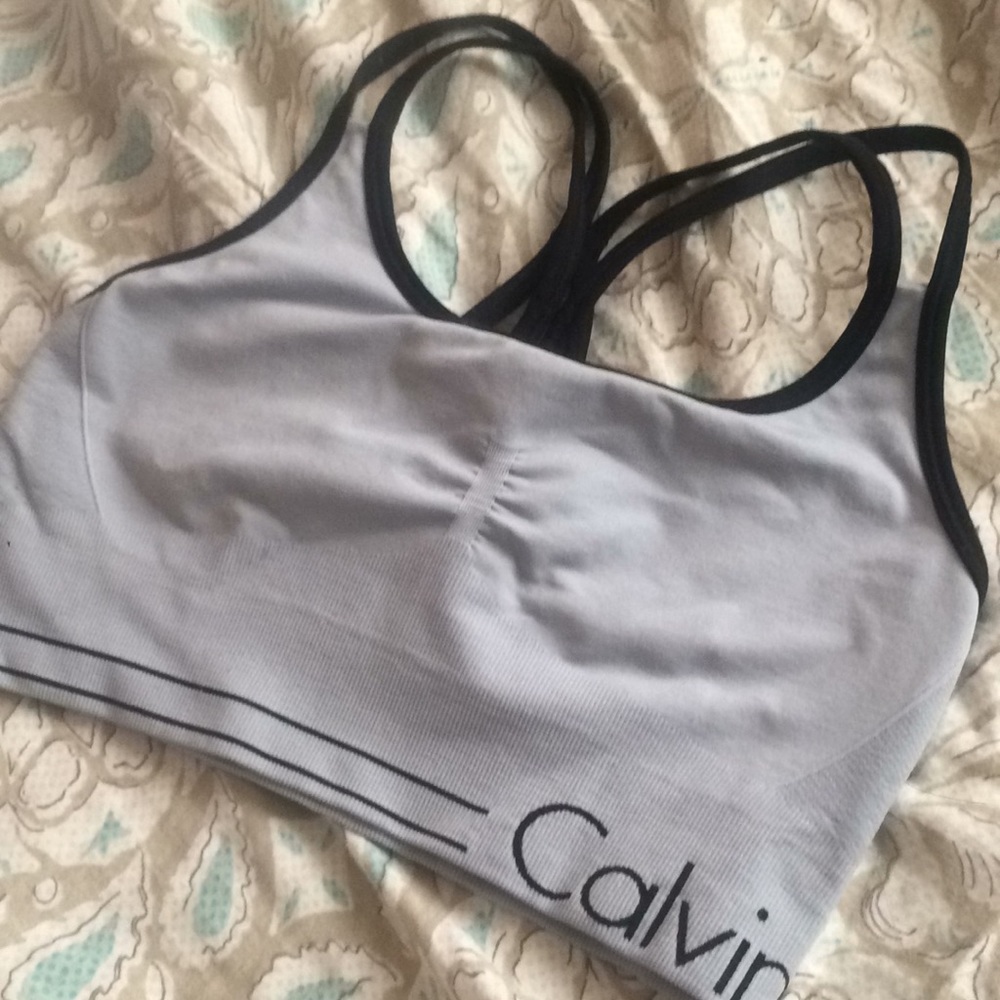 Never worn Calvin Klein sport bra